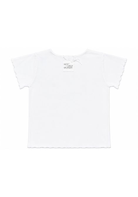 T-shirt con stampa NOT ONLY MONDAY | PIRLO STAMPAJERSEY LATTE STAMPA NAVY
